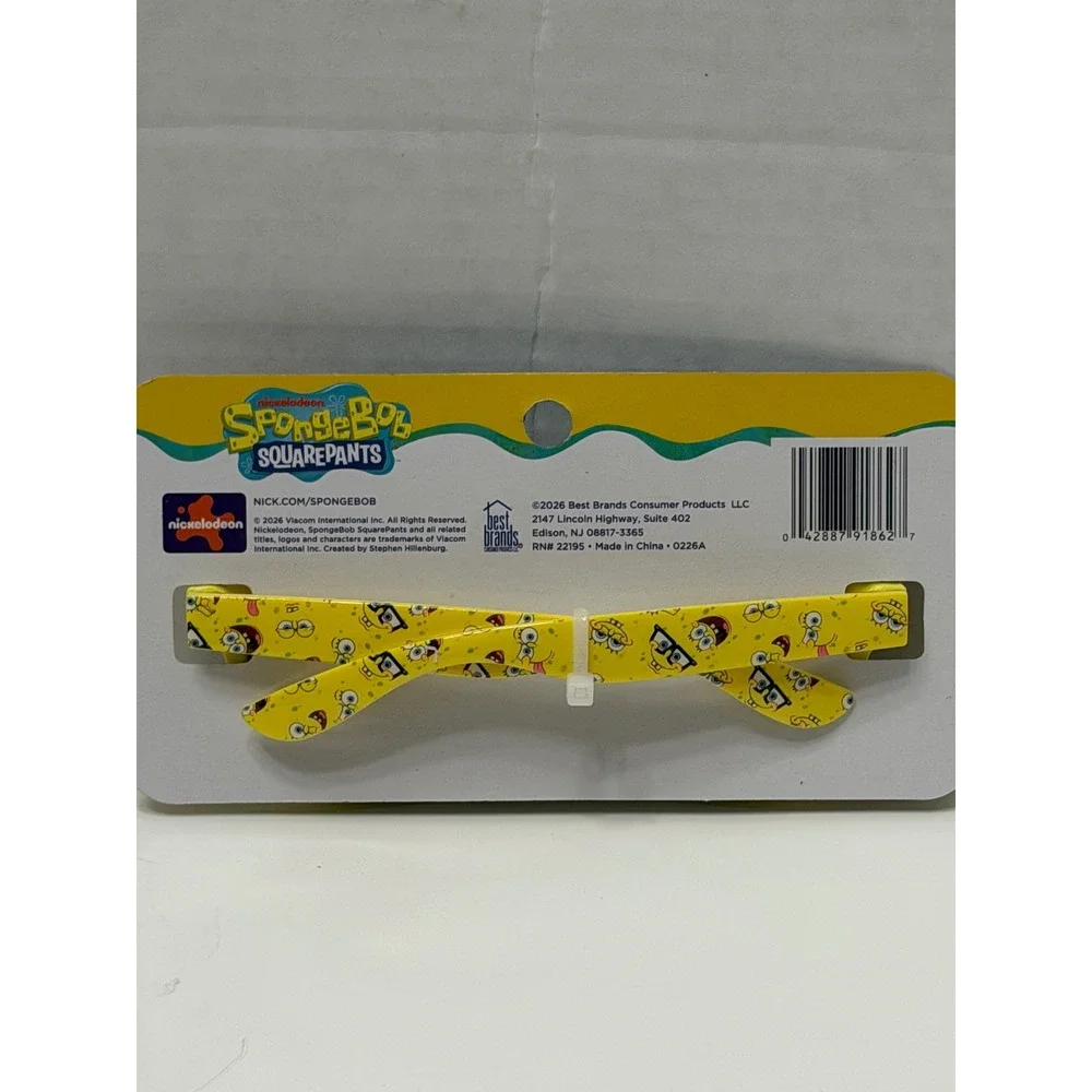 Nickelodeon SpongeBob SquarePants Sunglasses Yellow Character Print New
